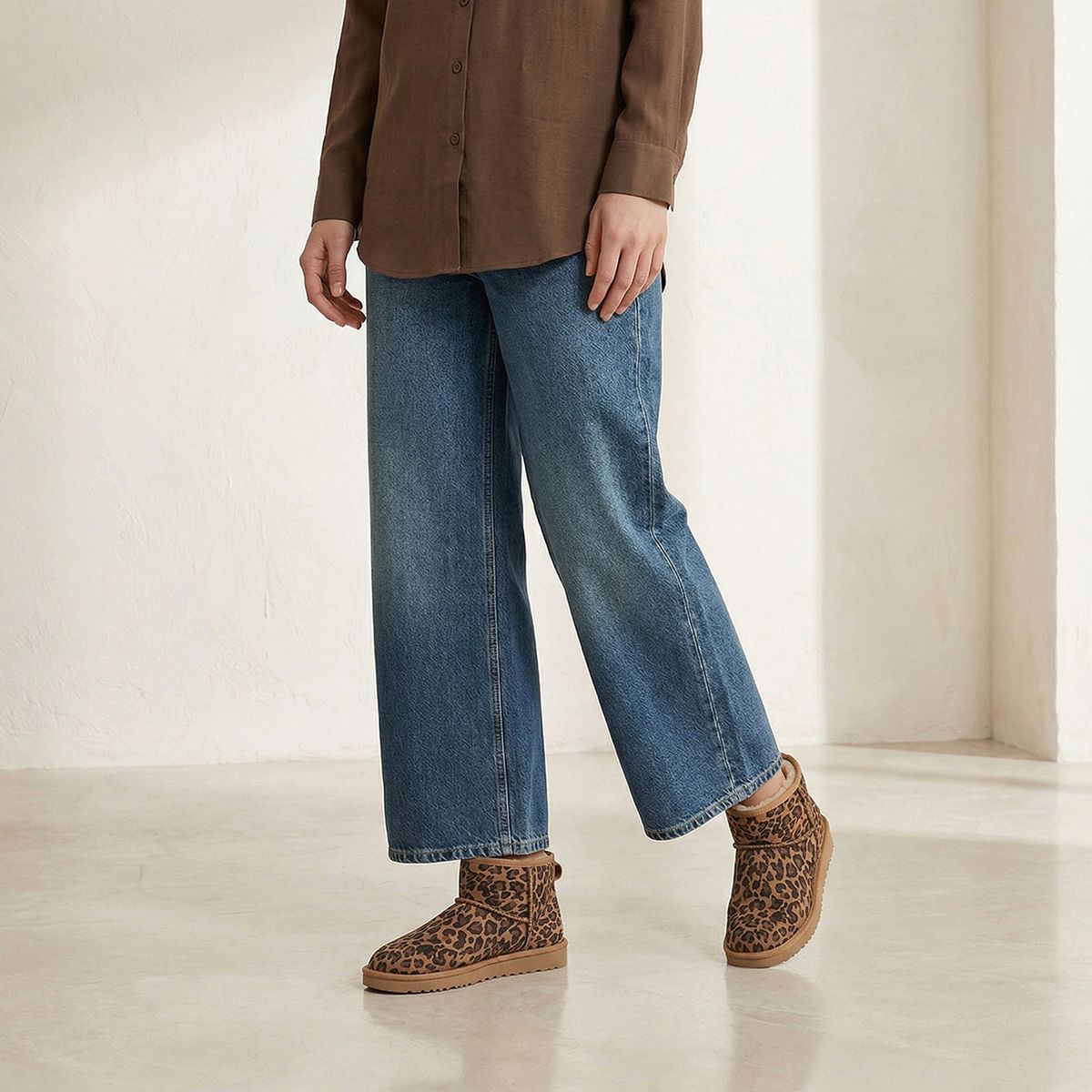 SYBILLA - Botín Mujer Animal Print Sybilla