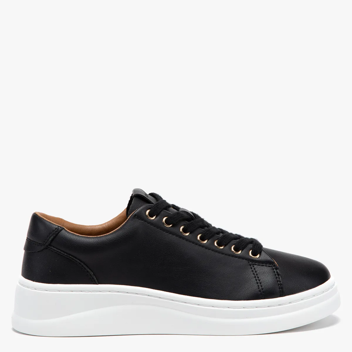 APOLOGY - Camp Zapatilla Urbana Mujer Cuero Negro Apology