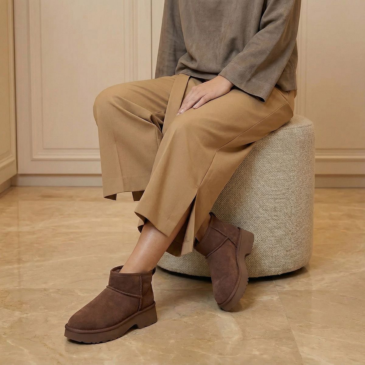 UNIVERSITY CLUB - Bota Mujer Café University Club