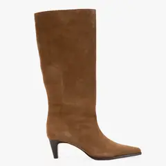 BASEMENT - Bota Mujer Cuero Café