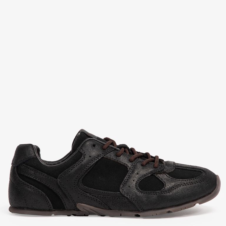 BASEMENT Zapatilla Urbana Mujer Cuero Negro