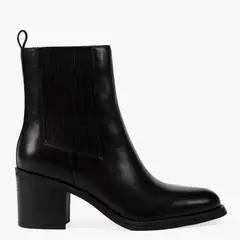 APOLOGY - Botin Mujer Cuero Negro