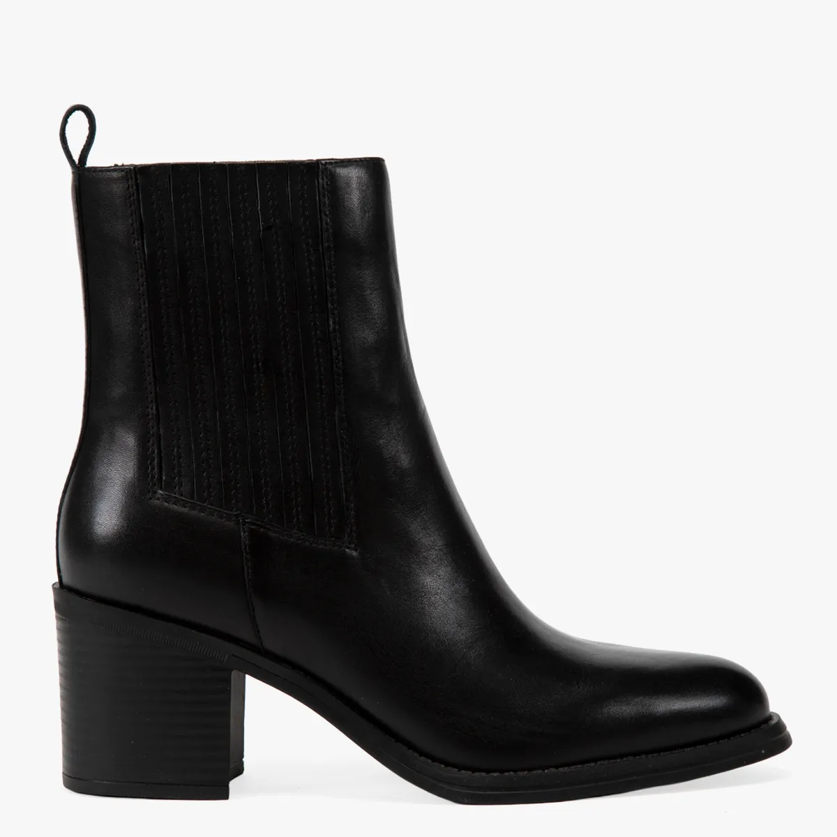 APOLOGY - Botin Mujer Cuero Negro Apology