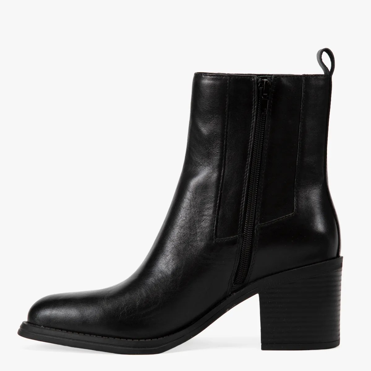 APOLOGY - Botin Mujer Cuero Negro Apology