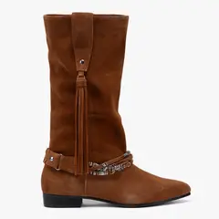 APOLOGY - Bota Mujer Cuero Café