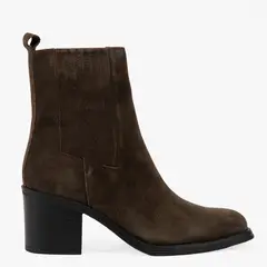 APOLOGY - Botin Mujer Cuero Café