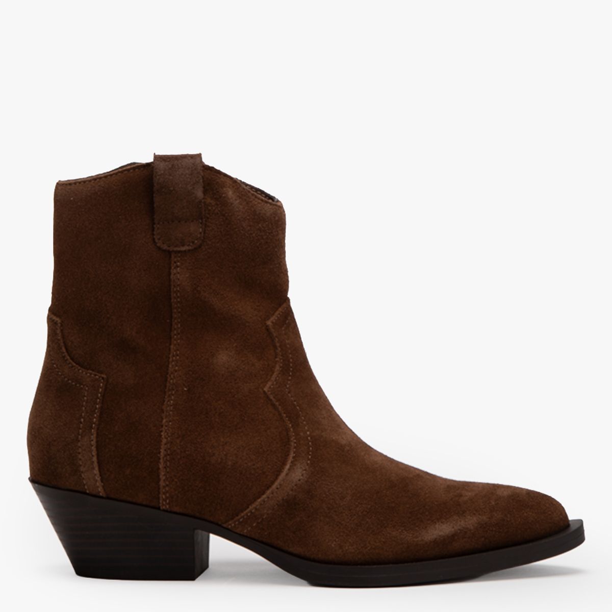 BASEMENT - Botín Mujer Cuero Café Basement
