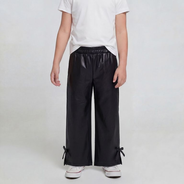 YAMP Pantalón Niña Efecto Cuero