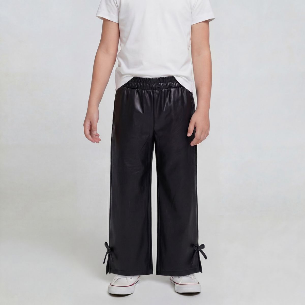 YAMP - Pantalón Niña Efecto Cuero Yamp