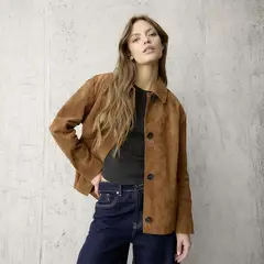 AMERICANINO - Chaqueta Mujer 100% Cuero