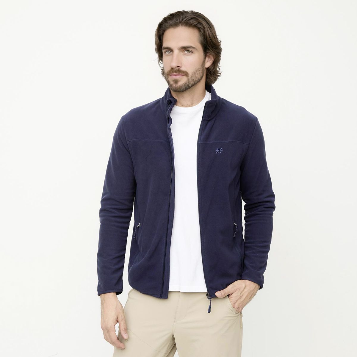 MOUNTAIN GEAR - Polar Deportivo Hombre Mountain Gear Manga Larga