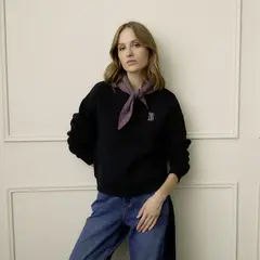 BASEMENT - Polerón Cuello Desmontable Mujer