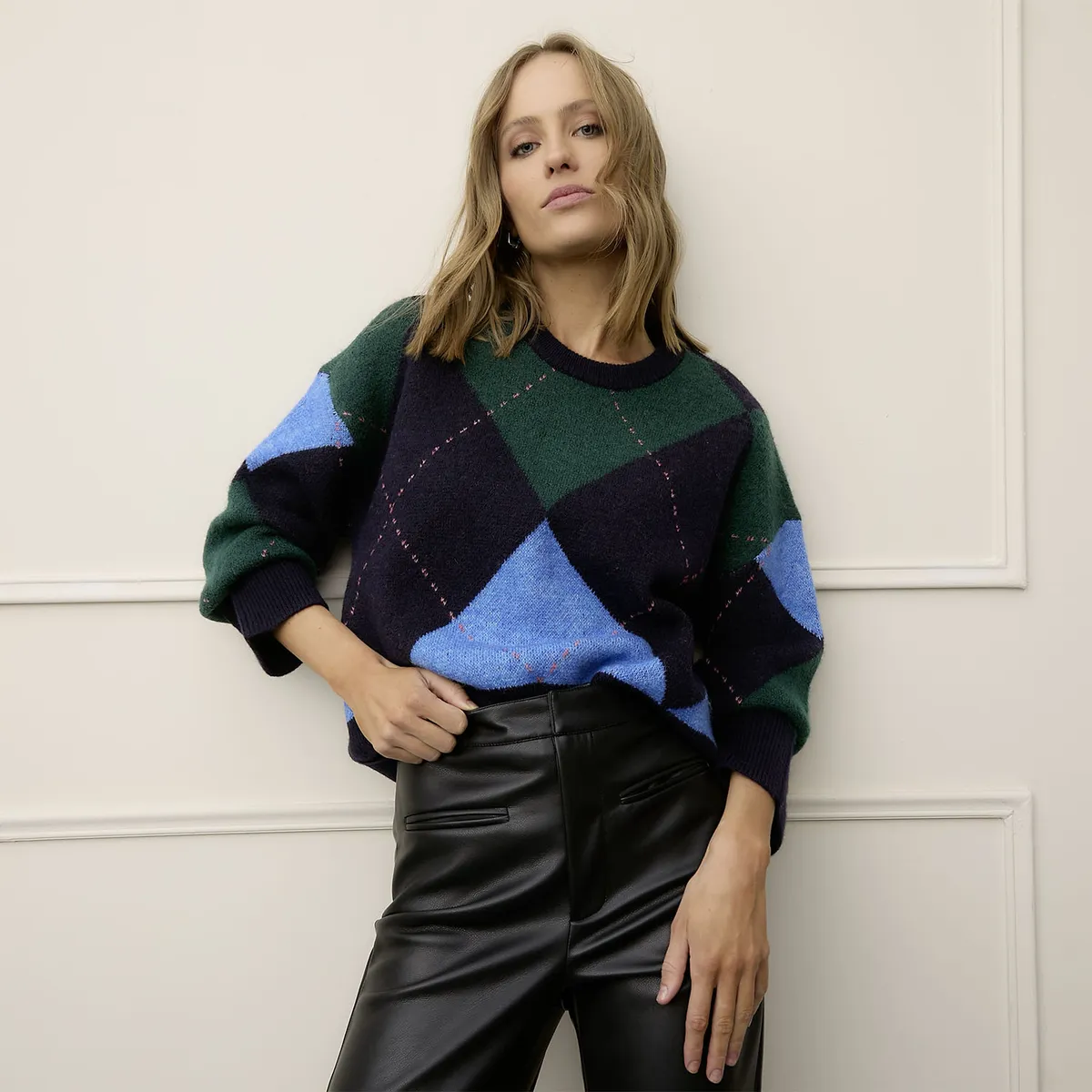 BASEMENT - Sweater Jacquard Mujer Basement