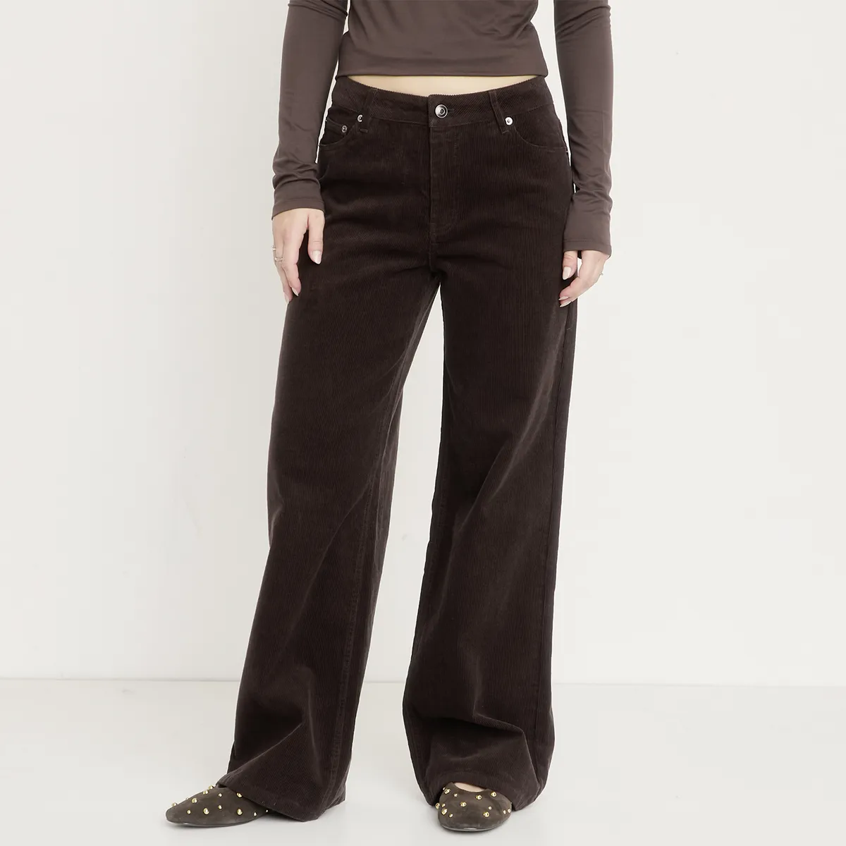 SYBILLA - Pantalón Cotele Mujer Sybilla