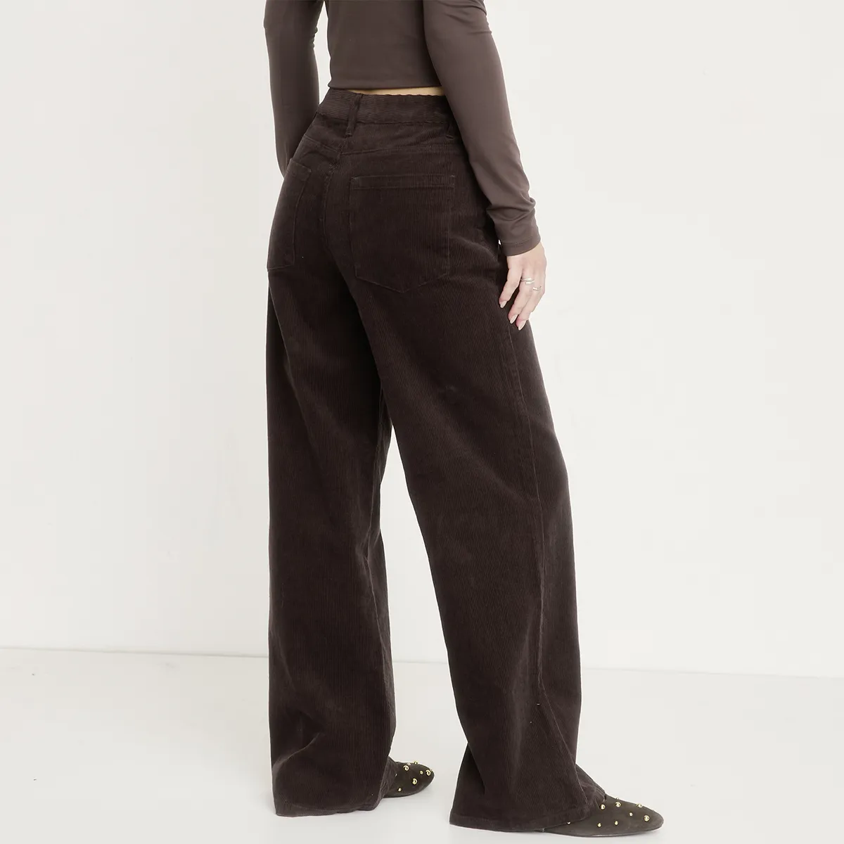 SYBILLA - Pantalón Cotele Mujer Sybilla
