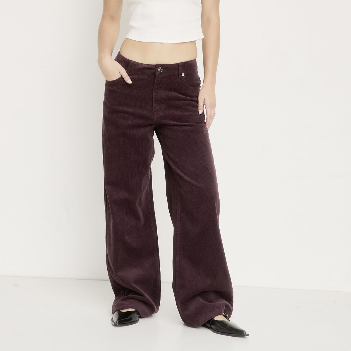 SYBILLA - Pantalón Cotele Mujer Sybilla