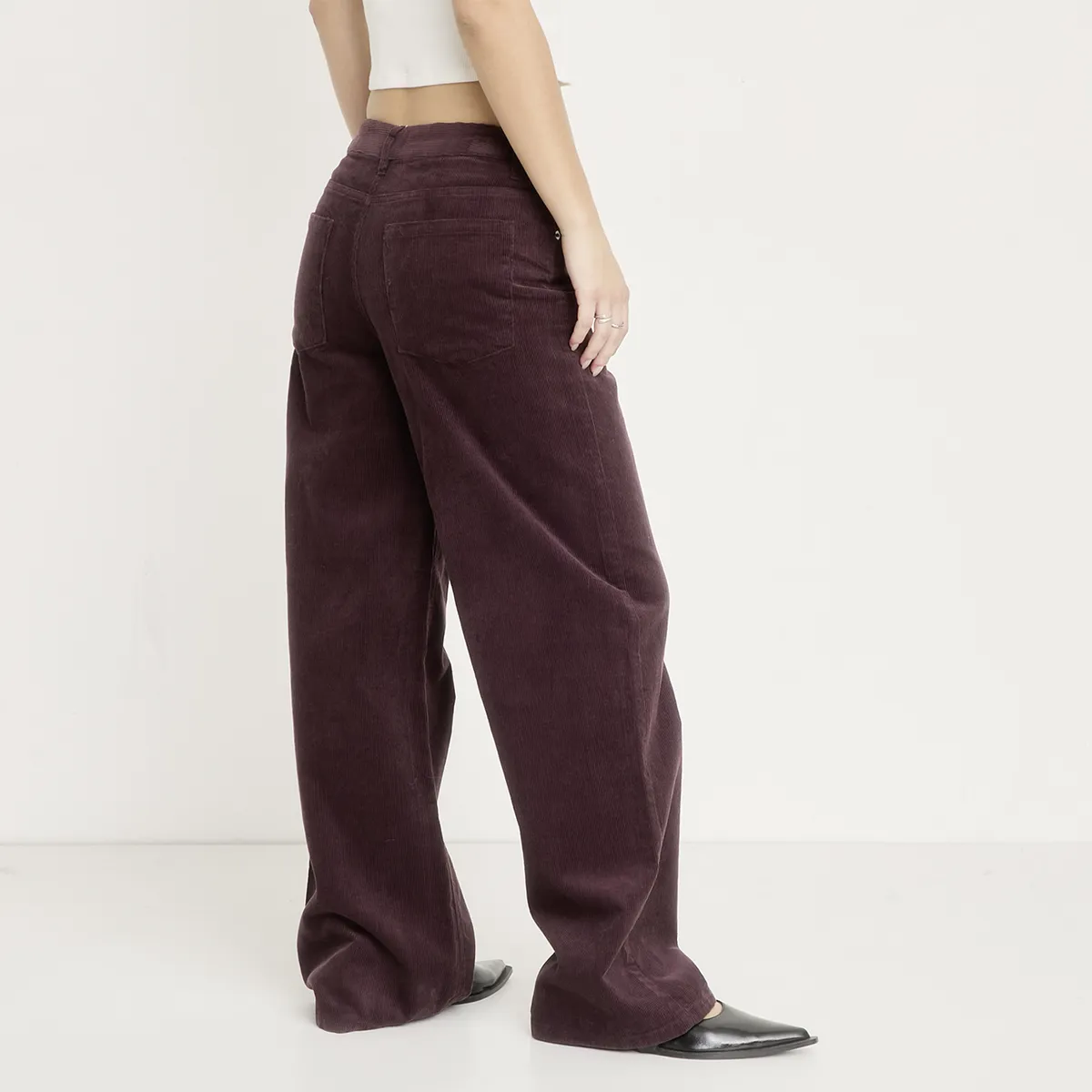 SYBILLA - Pantalón Cotele Mujer Sybilla