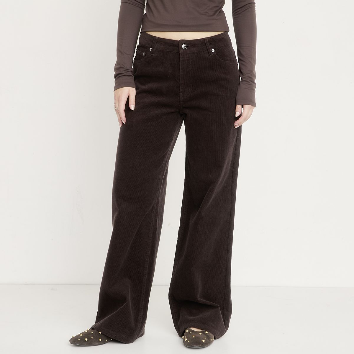 SYBILLA - Pantalón Cotele Mujer Sybilla