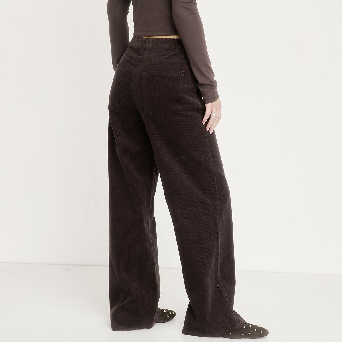 SYBILLA - Pantalón Cotele Mujer Sybilla