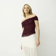 SYBILLA - Polera Encaje Mujer