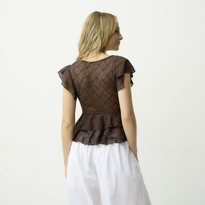 Imagen 2 del producto Polera Encaje Mujer