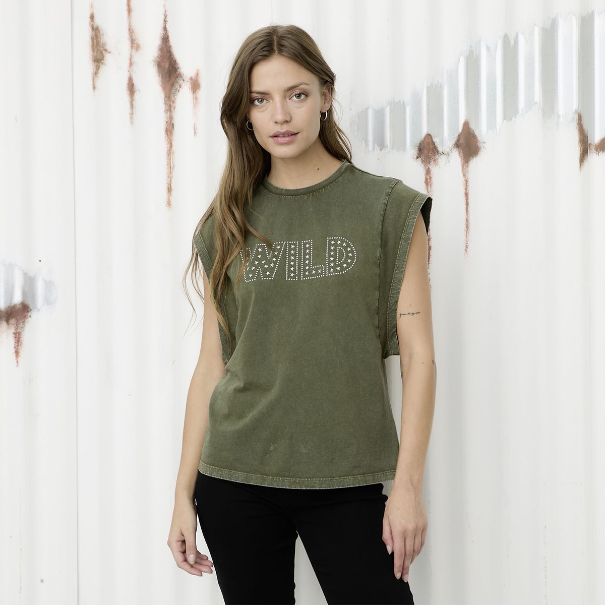 AMERICANINO - Polera Mujer Algodón Americanino