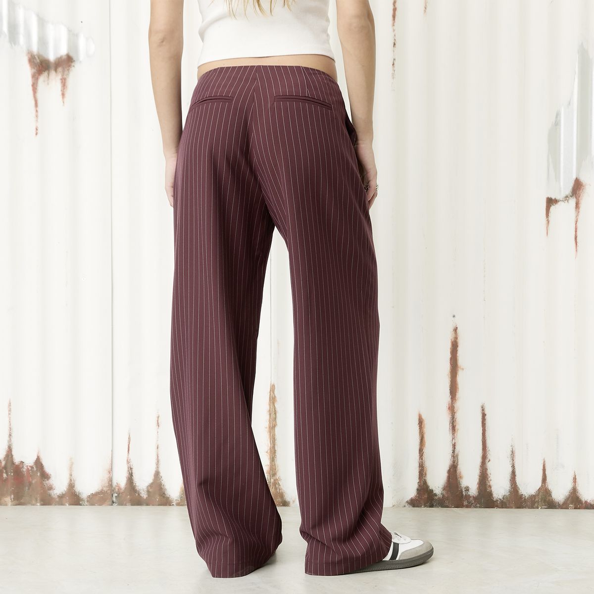 AMERICANINO - Pantalón Classic Fit Tiro Alto Mujer Americanino