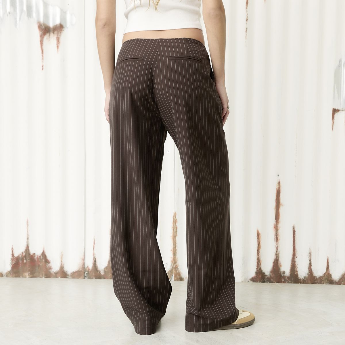 AMERICANINO - Pantalón Classic Fit Tiro Alto Mujer Americanino