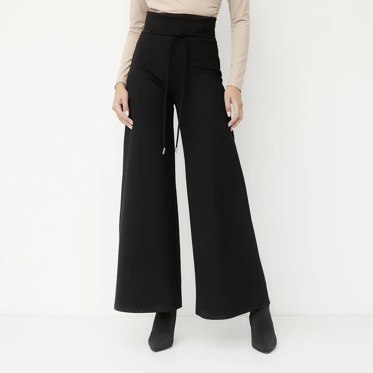 MOSSIMO - Pantalón Flare Tiro Alto Mujer Mossimo