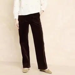 ELLE - Pantalón Straight Tiro Alto Mujer