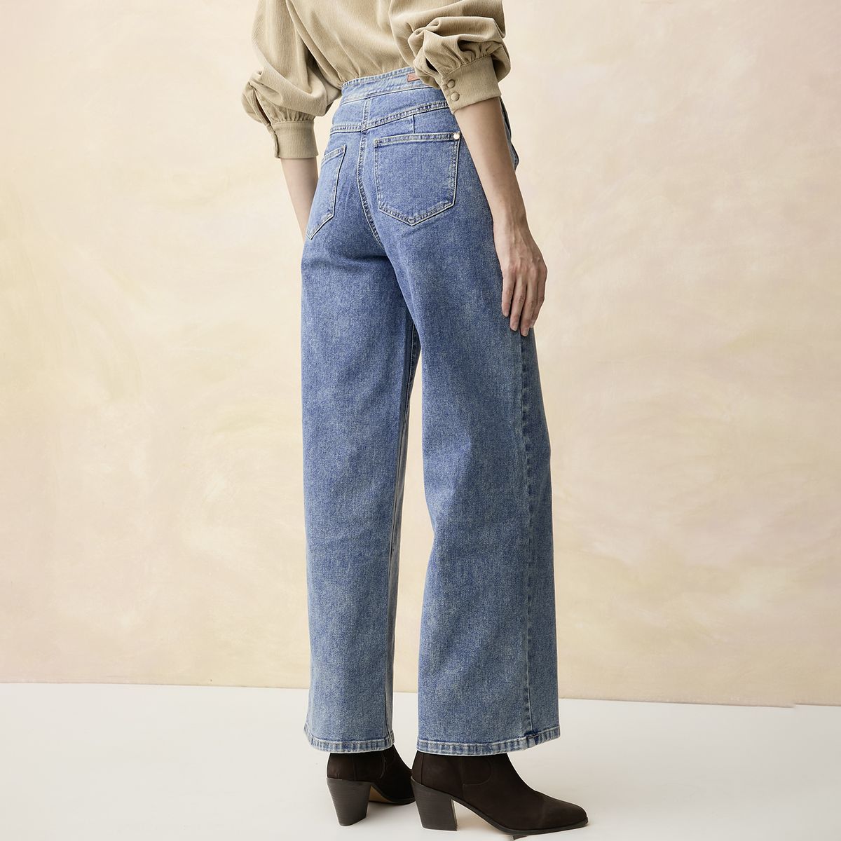 ELLE - Jeans Straight Mujer Elle