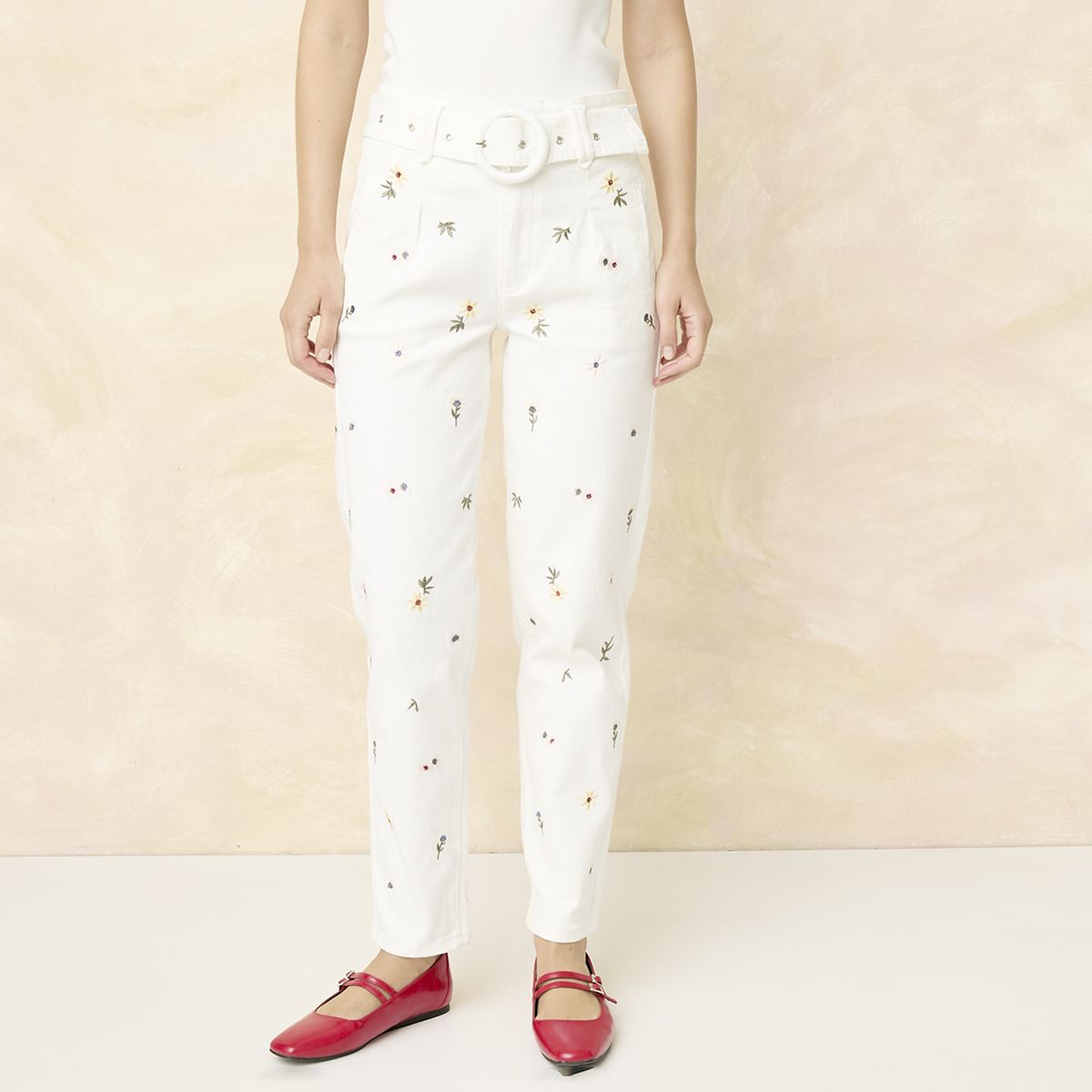 ELLE - Jeans Straight Mujer Elle