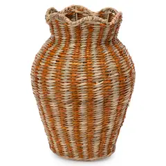 BASEMENT HOME - Jarrón Seagrass Amarillo