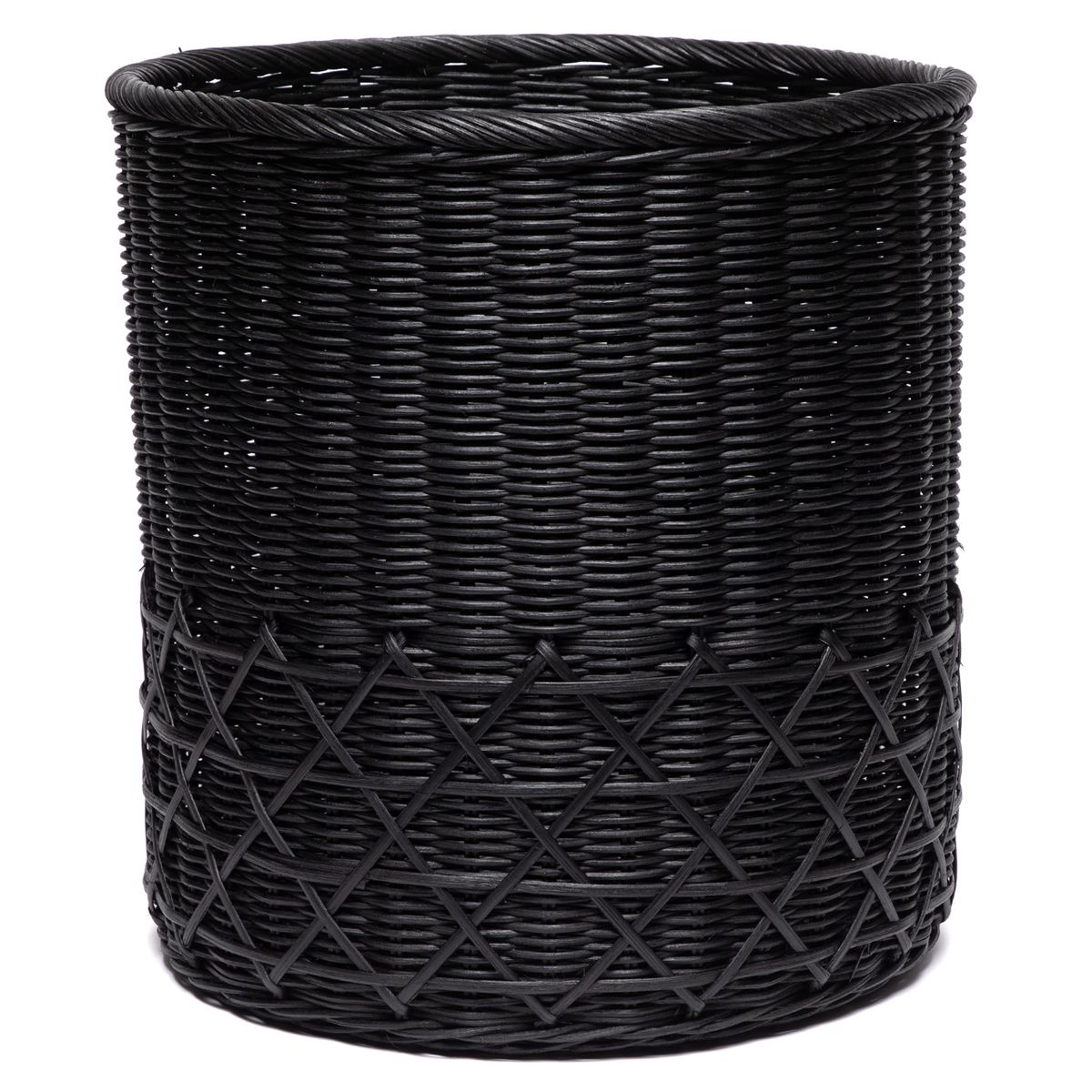 BASEMENT HOME - Canasto Rattan Negro 37Cm Basement Home