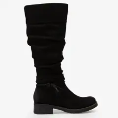 UNIVERSITY CLUB - Bota Mujer Negro