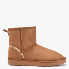 UNIVERSITY CLUB - Bota Mujer Camel