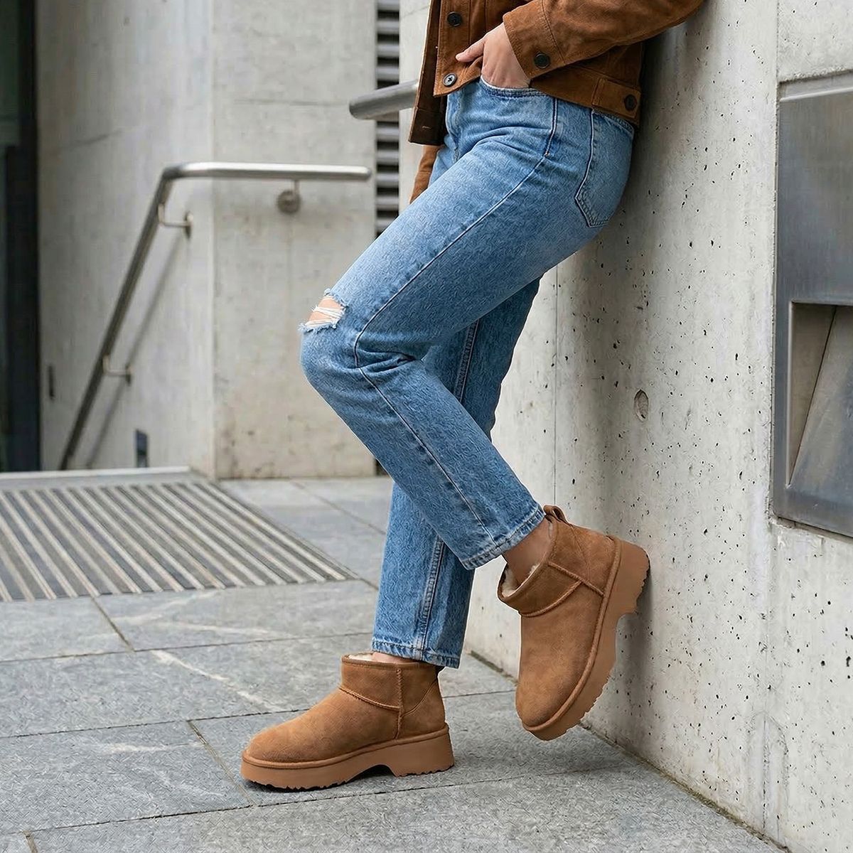 UNIVERSITY CLUB - Bota Mujer Camel University Club