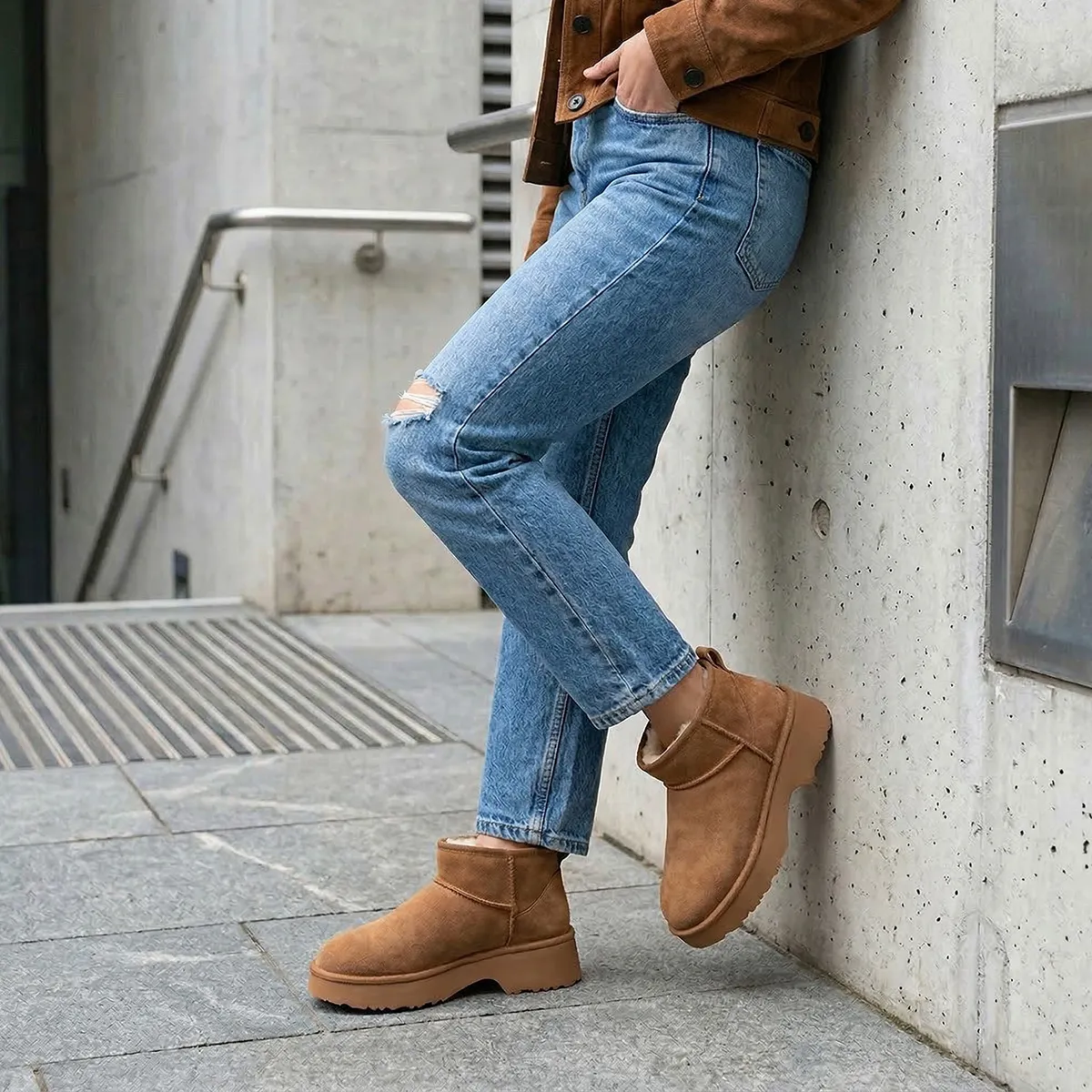 UNIVERSITY CLUB - Bota Mujer Camel University Club