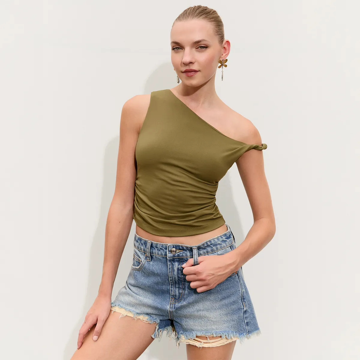 SYBILLA - Top Off Shoulder Mujer Sybilla