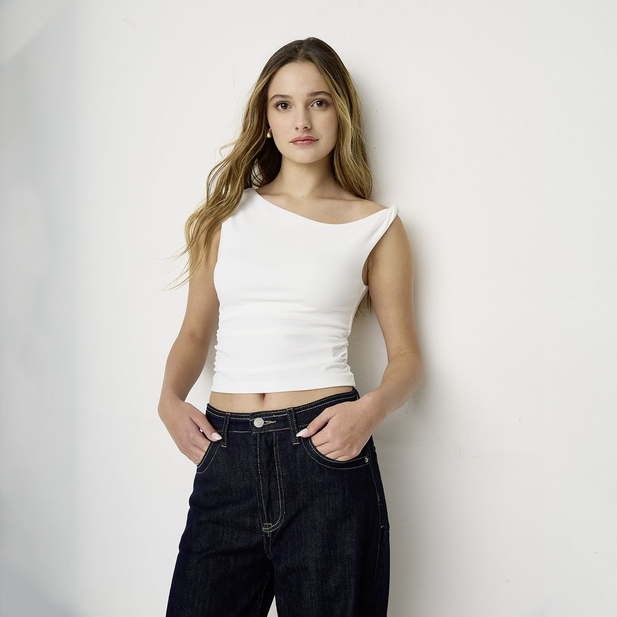 SYBILLA - Top Off Shoulder Mujer Sybilla