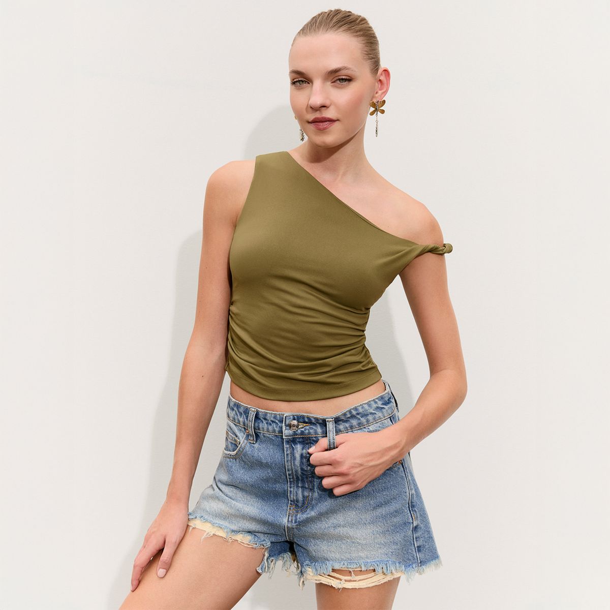 SYBILLA - Top Off Shoulder Mujer Sybilla