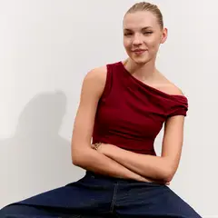 SYBILLA - Top Off Shoulder Mujer