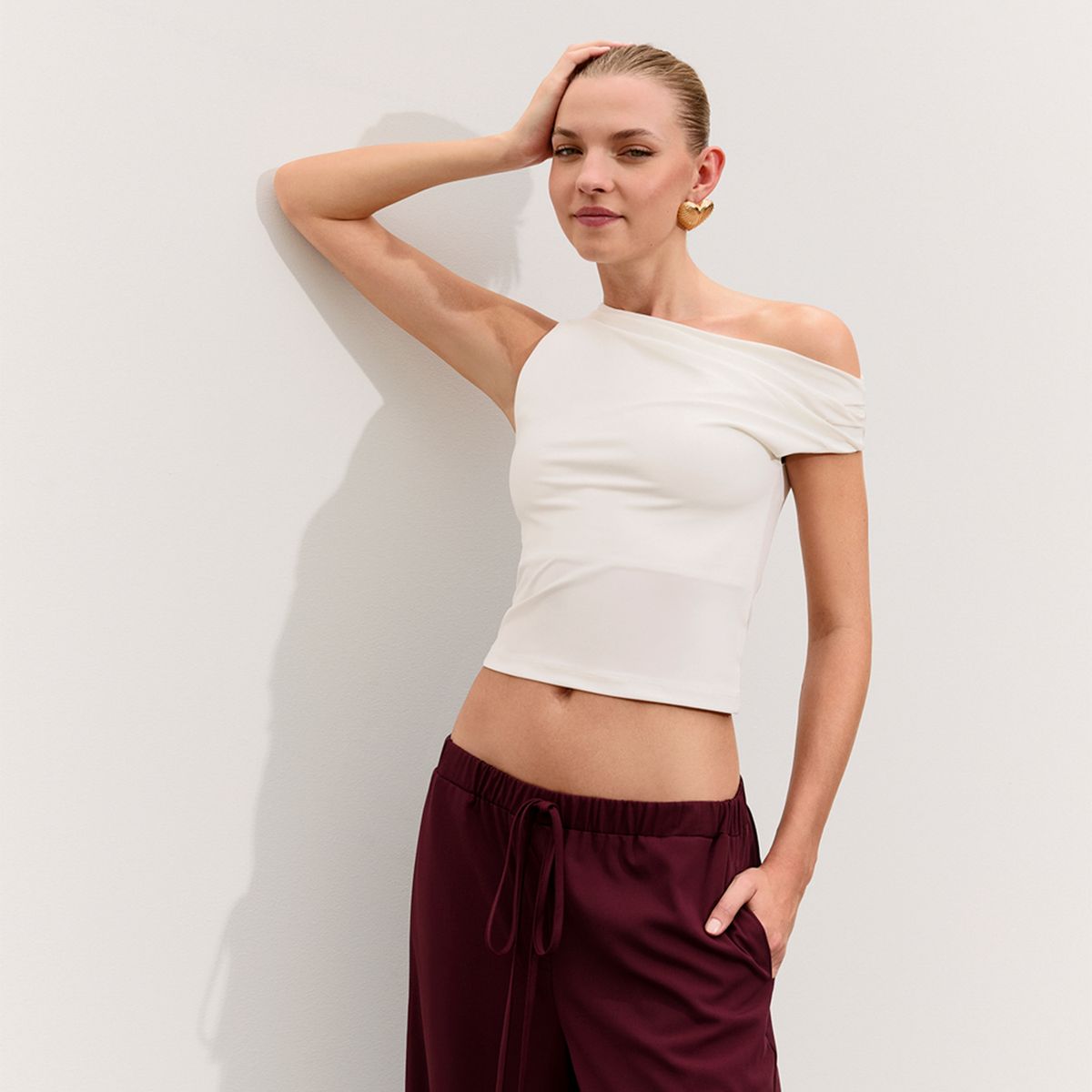 SYBILLA - Top Off Shoulder Mujer Sybilla
