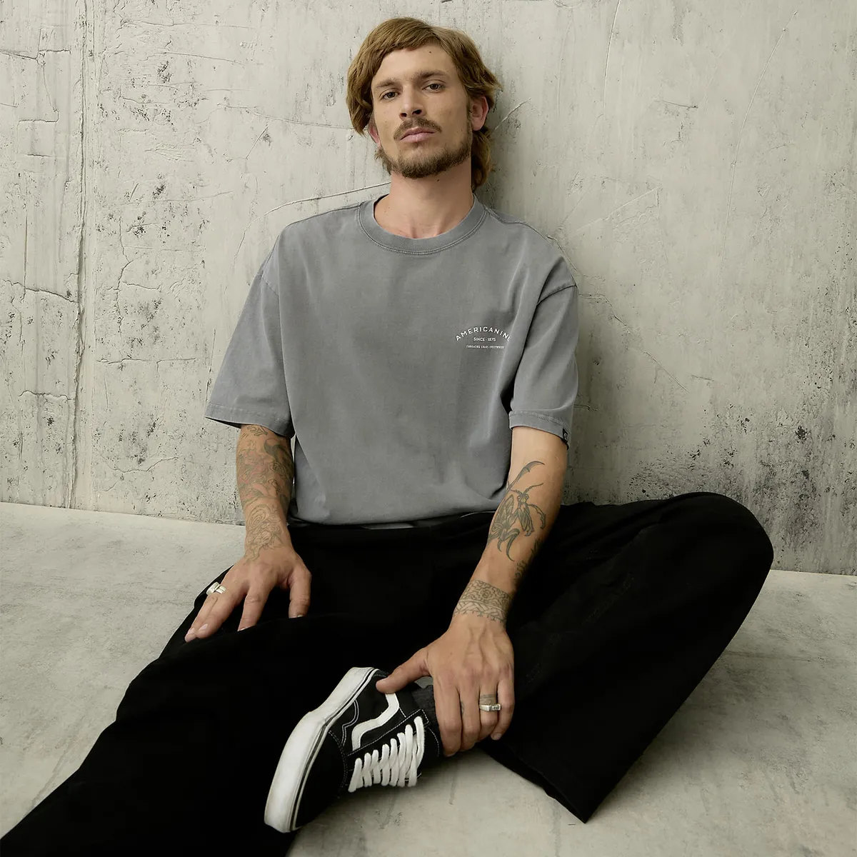 AMERICANINO - Polera Manga Corta Hombre Americanino