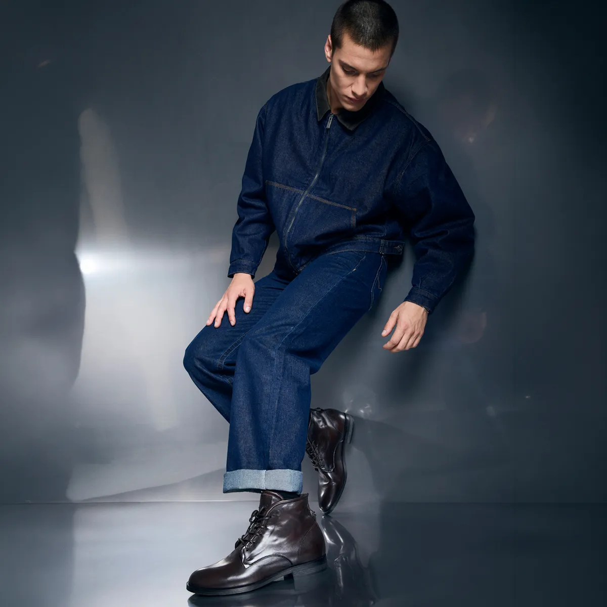 AMERICANINO - Botin Hombre Cuero Americanino