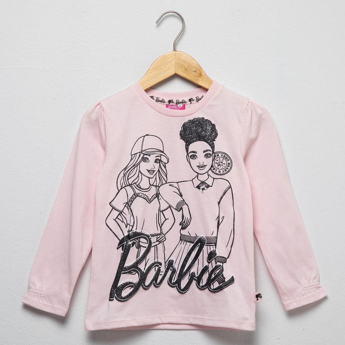 BARBIE - Polera Niña Algodón Barbie