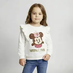 MINNIE - Polerón Niña Algodón