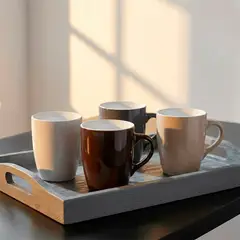 MICA - Set 4 Mugs 370 Ml Cerámica