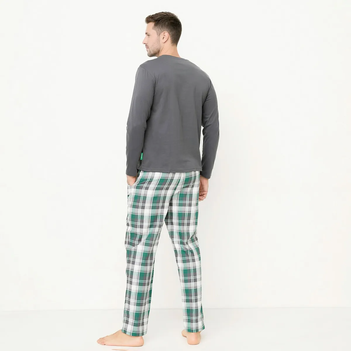 BENETTON - Pijama Manga Larga Hombre Benetton