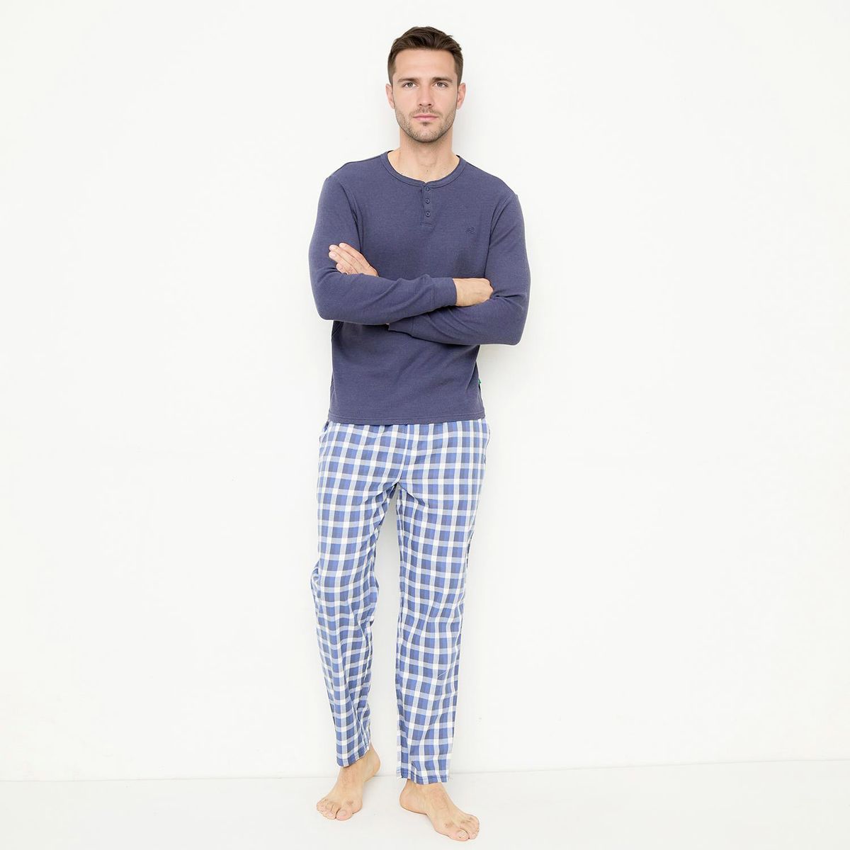 BENETTON - Pijama Manga Larga Hombre Benetton